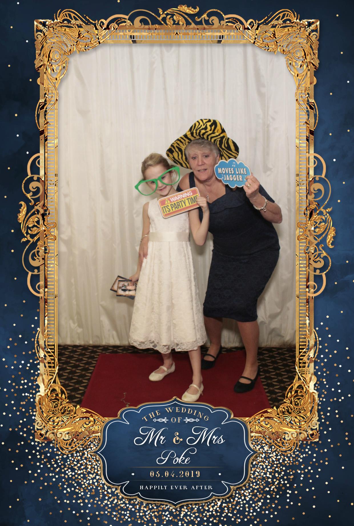 Mr & Mrs Poke | View more photos from the event at gallery.myphotoboothexperience.co.uk/u/MyPhotoBoothExperienceLtd/Mr-Mrs-Poke